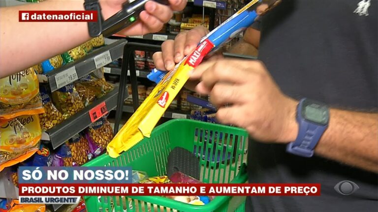 NA FRANÇA, PRODUTOS DIMINUEM DE TAMANHO E DE PESO COMO NO BRASIL