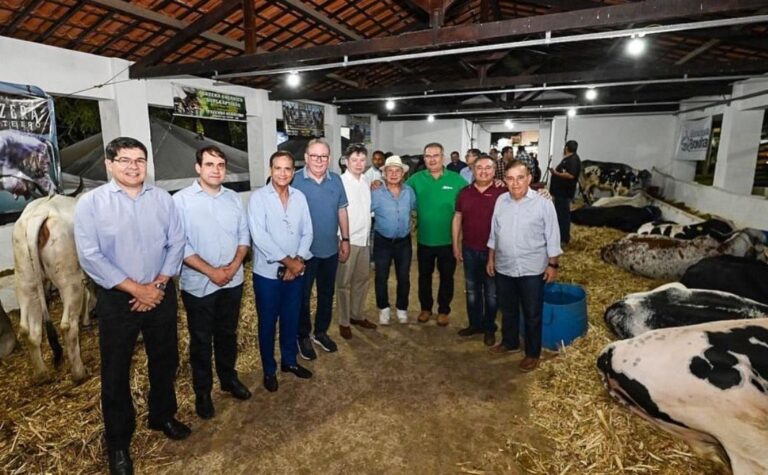 BETO STUDART, RICARDO CAVALCANTE E AMILCAR SILVEIRA NA EXPOCRATO 2024