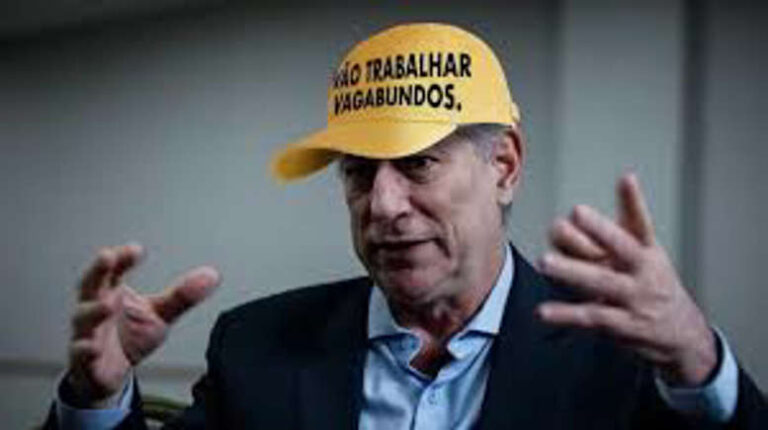 VÃO TRABALHAR VAGABUNDOS, DIZ CIRO GOMES SOBRE GUERRA COM BONÉS