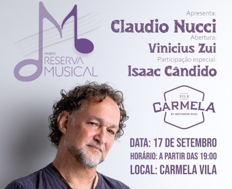 E VAMOS QUE VAMOS QUE O SHOW DO CLAUDIO NUCCI ESTÁ UM TREMENDO BARATO