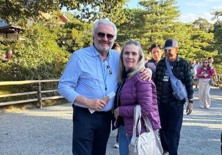 DEPOIS DE ZIGUEZAGUES TOQUIANOS, ROMMEL BEZERRA E SILVANA JÁ ESTÃO EM KIOTO