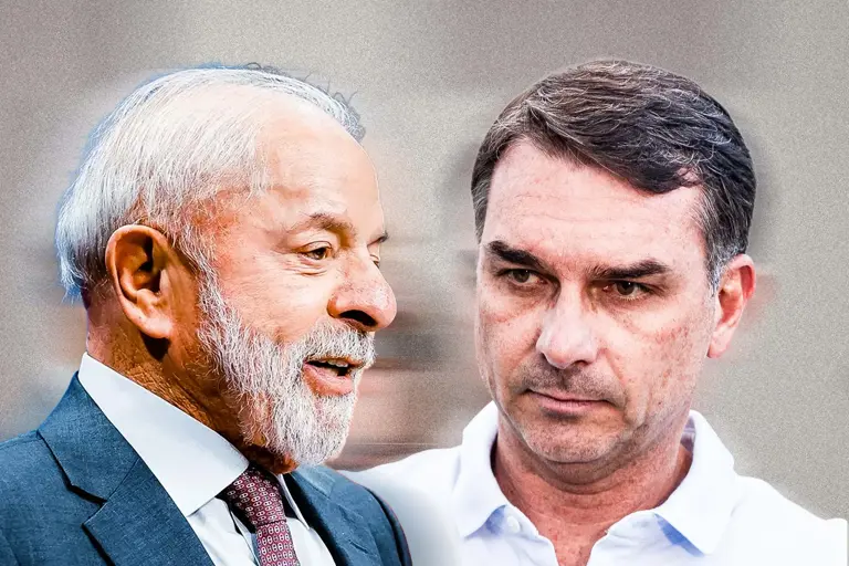 LULA REAGE E EMPATA LITERALMENTE COM FLÁVIO BOLSONARO, APONTA ATLASINTEL