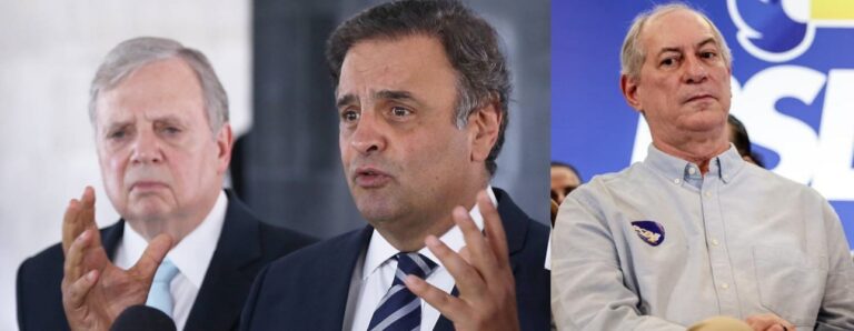 DISCURSO DE TASSO E  CIRO NÃO SE SUSTENTA DIANTE O APOIO AO CORRUPTO AÉCIO NEVES