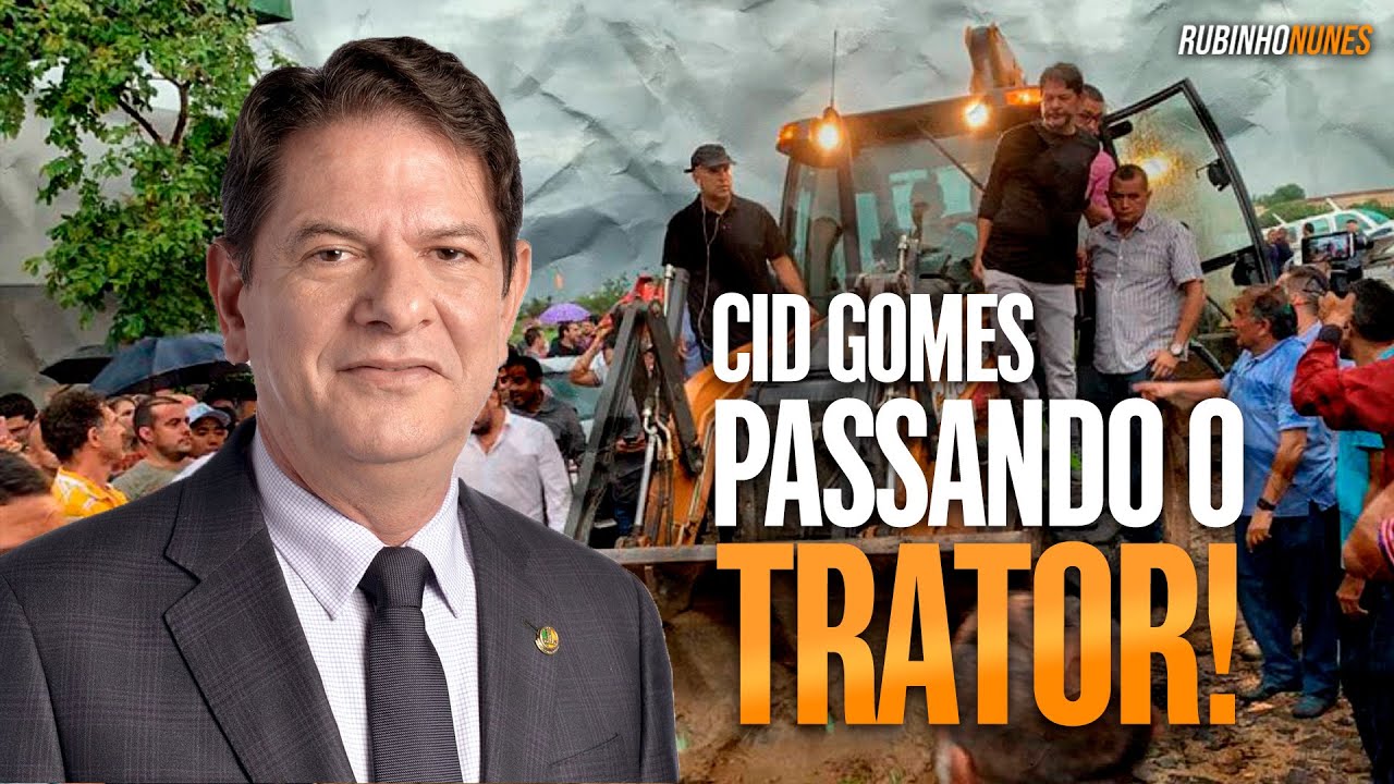 O TRATOR CID GOMES SÓ FALTA SER LIGADO PARA TRATORAR TUDO