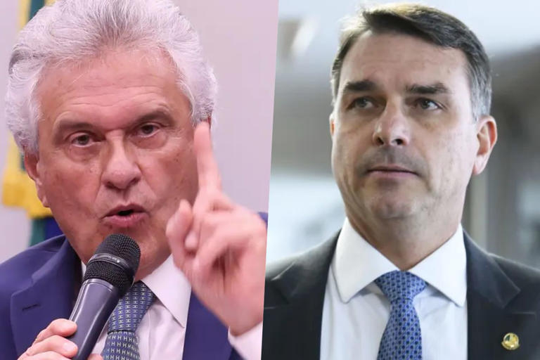 CAIADO RECONHECE QUE FLÁVIO BOLSONARO NÃO TEM MAIS FÔLEGO PARA ENFRENTAR LULA