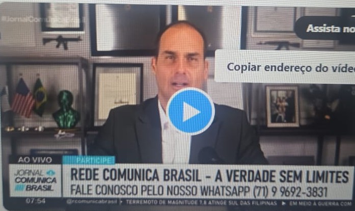 SEM SABER O QUE FAZER PARA FLÁVIO PARAR DE CAIR NAS PESQUISAS, EDUARDO APELA PARA A VITIMIZAÇÃO