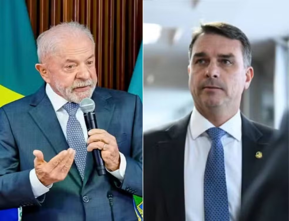 LULA E FLÁVIO BOLSONARO APARECEM EM EMPATE TÉCNICO EM PESQUISA PRESIDENCIAL